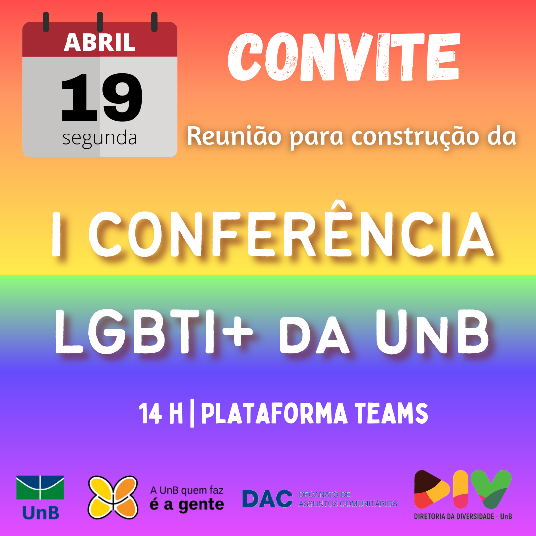 I CONFERÊNCIA LGBT da UnB Reunião 1